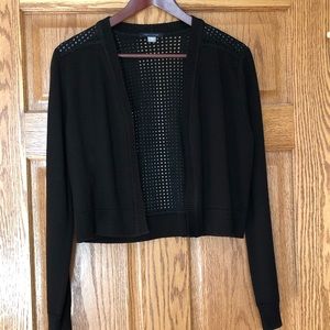 Tommy Hilfiger black sweater cardigan